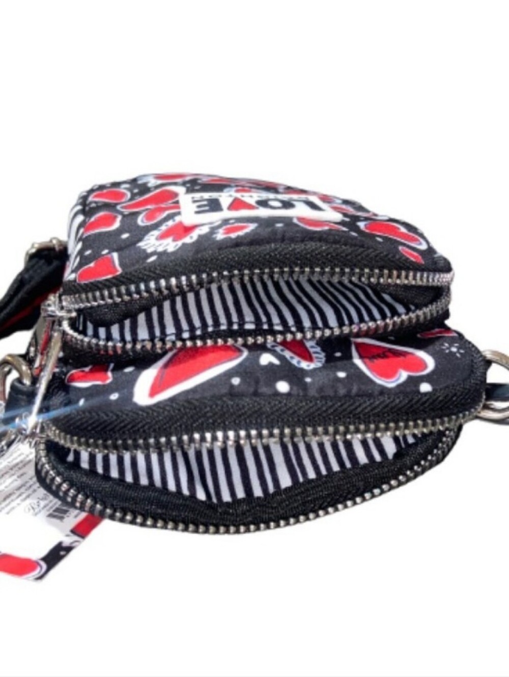 Brighton- Hearts ♥️ A Flutter Utility Bag-Crossbody 🖤🤍 - Picture 6 of 7